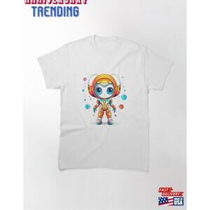 Cute Futuristic Robot Teddy Classic Tshirt